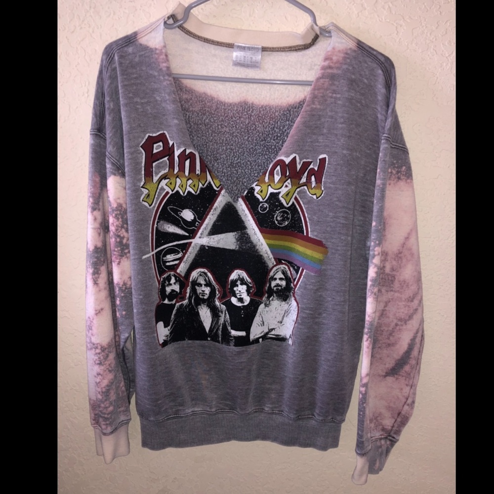 Pink Floyd Distressed Sweater